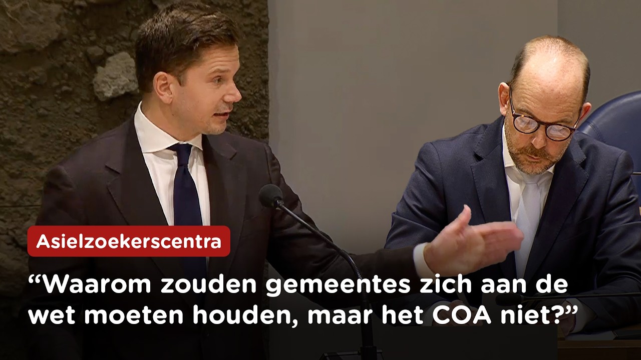 Thumbnail AZC Hardenberg blijft illegaal open, betaalt boete van belastinggeld | Van Meijeren bij Vragenuur