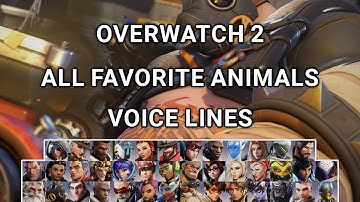 Overwatch 2 - All Favorite Animals Voice Lines Lucio Question OW2 [Updated]