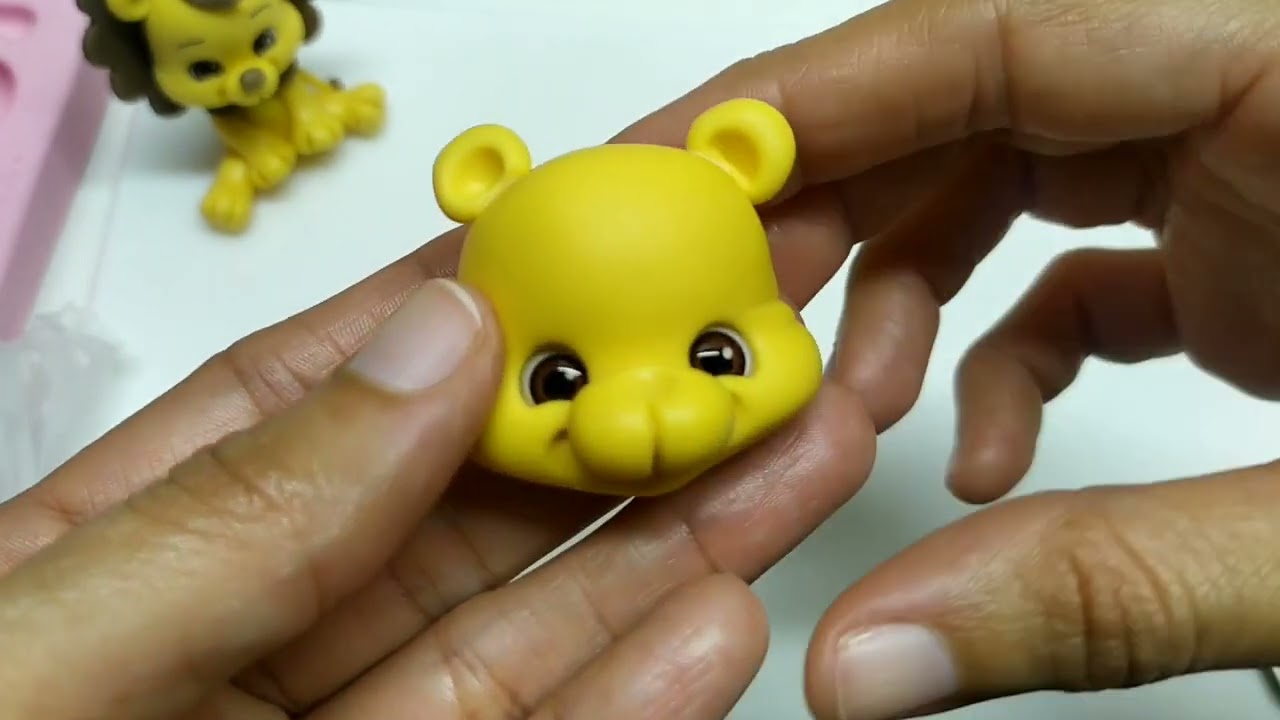 Leão de biscuit l Tema Safari #biscuit #leaodebiscuit #temasafari