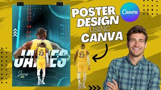 Basket ball  Sport Poster Design in Canva screenshot 3