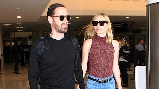 Kate Bosworth And Husband Michael Polish Glide Through LAX Holding Hands