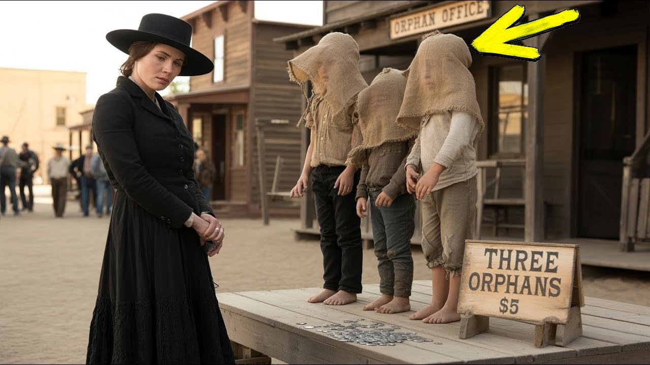 Μια μοναχική γυναίκα αγόρασε τρία ορφανά με σακιά στο κεφάλι – Ύστερα μίλησε το ένα…