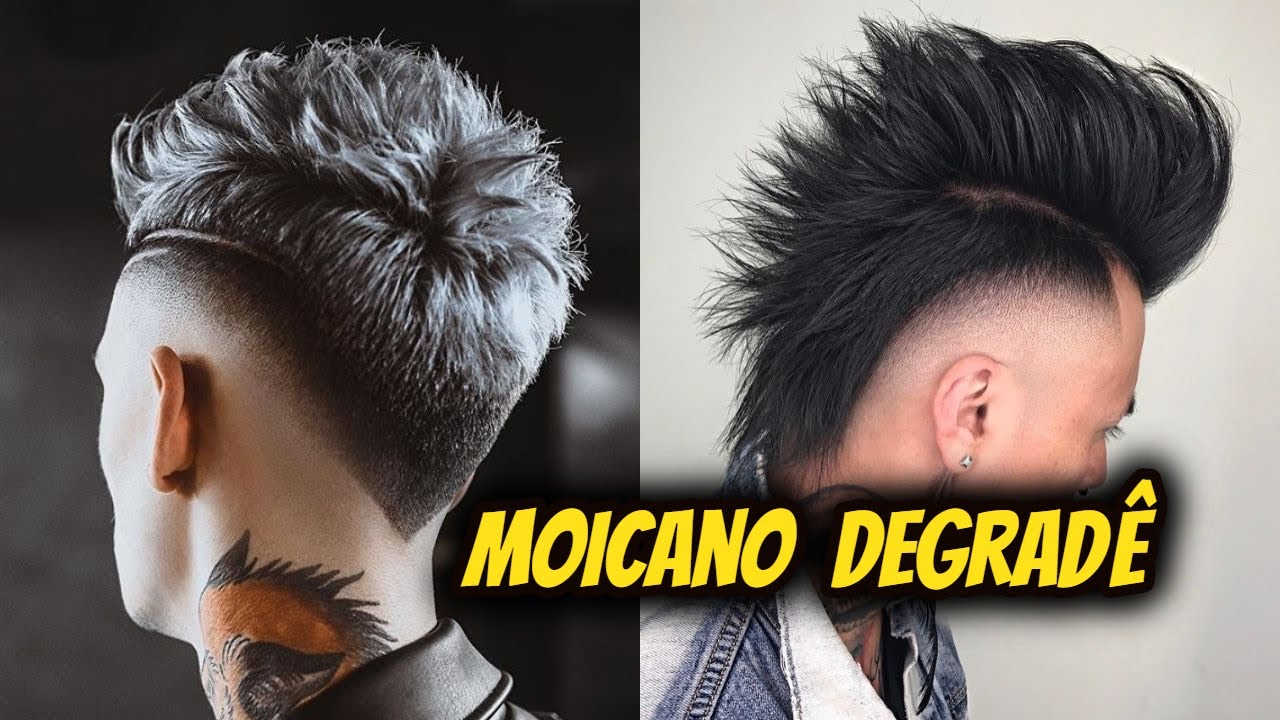 moicano punk masculino