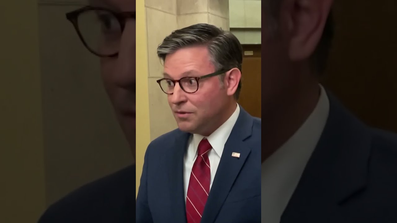 Speaker Mike Johnson Discusses Epstein Victims And Donald Trump