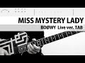 【TAB】Miss Mystery Lady BOØWY Live ver. ギターカバー 布袋寅泰 タブ譜