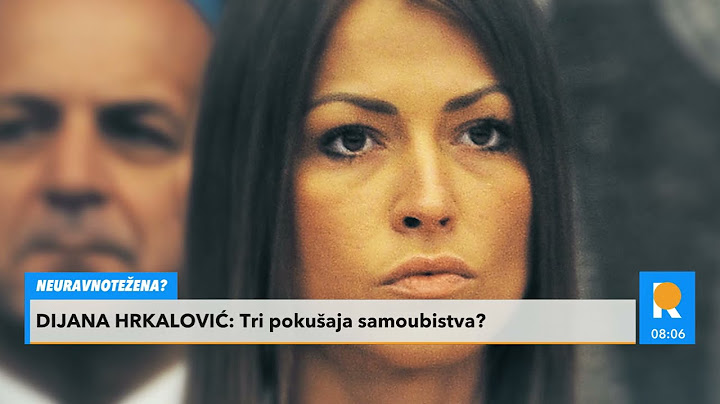 DIJANA HRKALOVIĆ TRI PUTA POKUŠALA DA SE UBIJE?! Kako je uprkos tome prošla bezbednosnu proveru