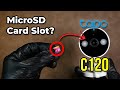 How to put a microSD card in the Tapo C120 EASY
