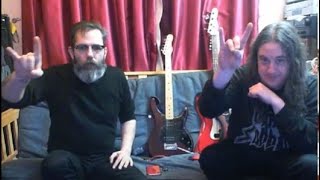 Looking up used guitars on marketplace with Scott