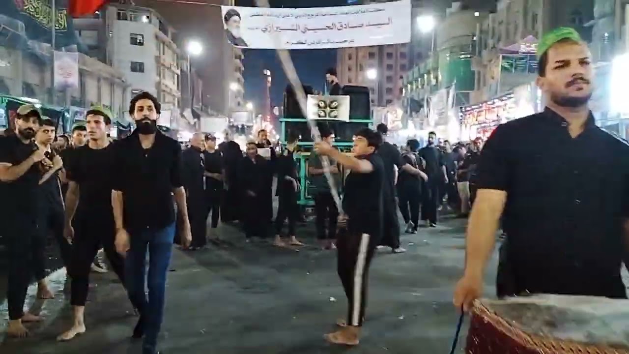 دخول موكب الحسين.ع. اهالي الرفاعي في كربلاء