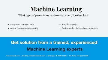 Machine Learning Assignment Help | Codersarts