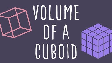 How To Find The Volume Of A Cuboid
