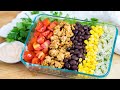 CHICKEN BURRITO BOWL | lunch meal prep