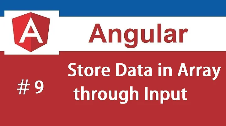 How to store input values in an array in Angular|| Basics of Angular JS || Part-9