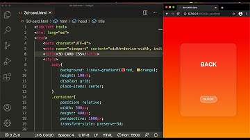 ¿Cómo diseñar un CARD 3D FLIP con CSS? Efecto Flip Card