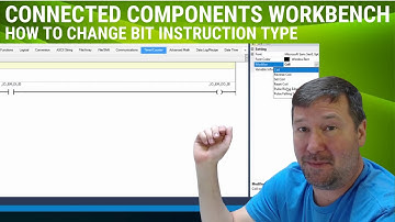 Change Bit Instruction Type in Connected Components Workbench
