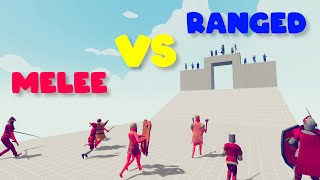 MELEE TEAM vs RANGED TEAM (classic units) | TABS  Totally Accurate Battle Simulator