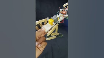 DIY DC motor project idea homemade walking robot ramteach dear Ram