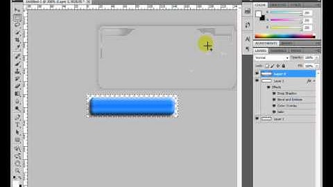 Making cool buttons in Adobe Photoshop CS5 tutorial