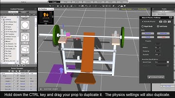 iClone5 Tutorial - Physics Toolbox L1 Sliders