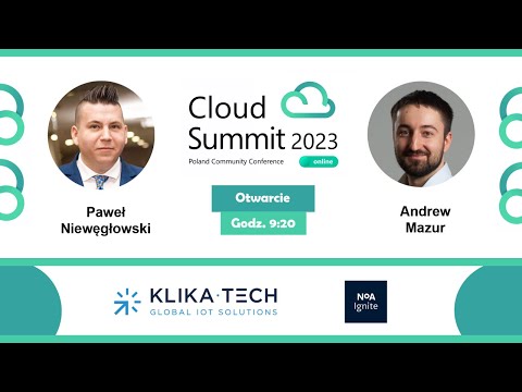 🌨  Otwarcie konferencji Cloud Summit 2023 (online) Poland Community Conference