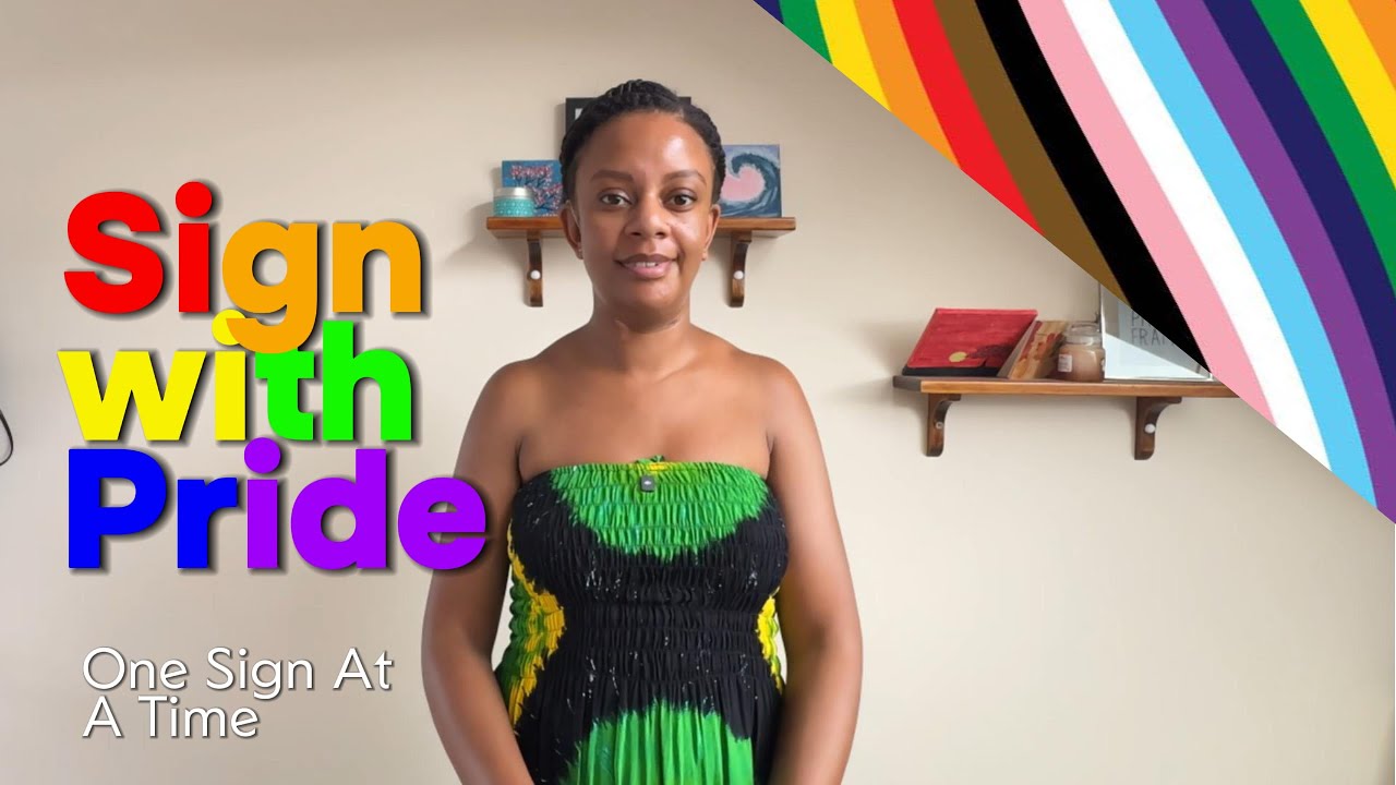 Sign Language Pride Pride Month- Sign Language Tutorial (BSL) - YouTube