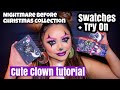 NEW COLOURPOP NIGHTMARE BEFORE CHRISTMAS COLLECTION | CUTE CLOWN MAKEUP TUTORIAL