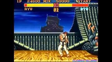 Street Fighter II Turbo (SNES) - Ryu Playthrough Hardest Difficulty - Played on real hardware SNES