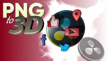 DaVinci Resolve Tutorial: Turn any PNG Image to 3D