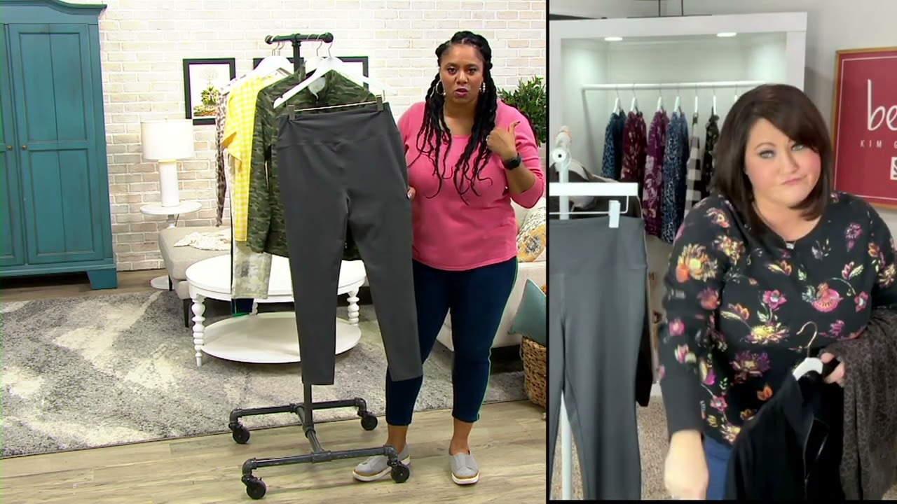 Belle by Kim Gravel Athletic Leggings on QVC