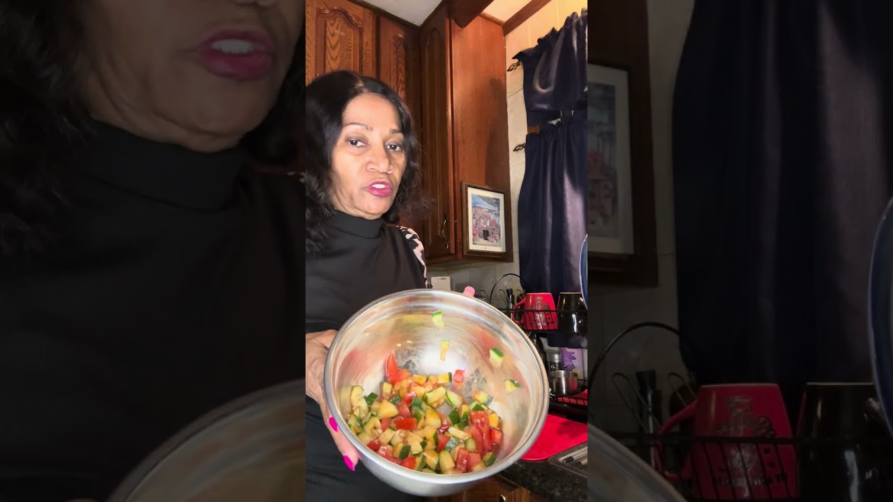 Ribeye, sautéed mushroom, ,asparagus, tomato and cucumber salad Dinner@robinjames9597