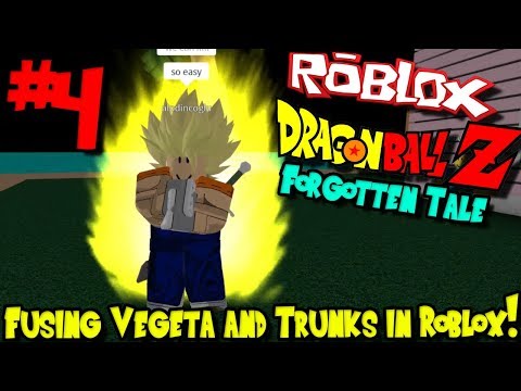 Fusing Trunks And Vegeta In Roblox Roblox Dragon Ball