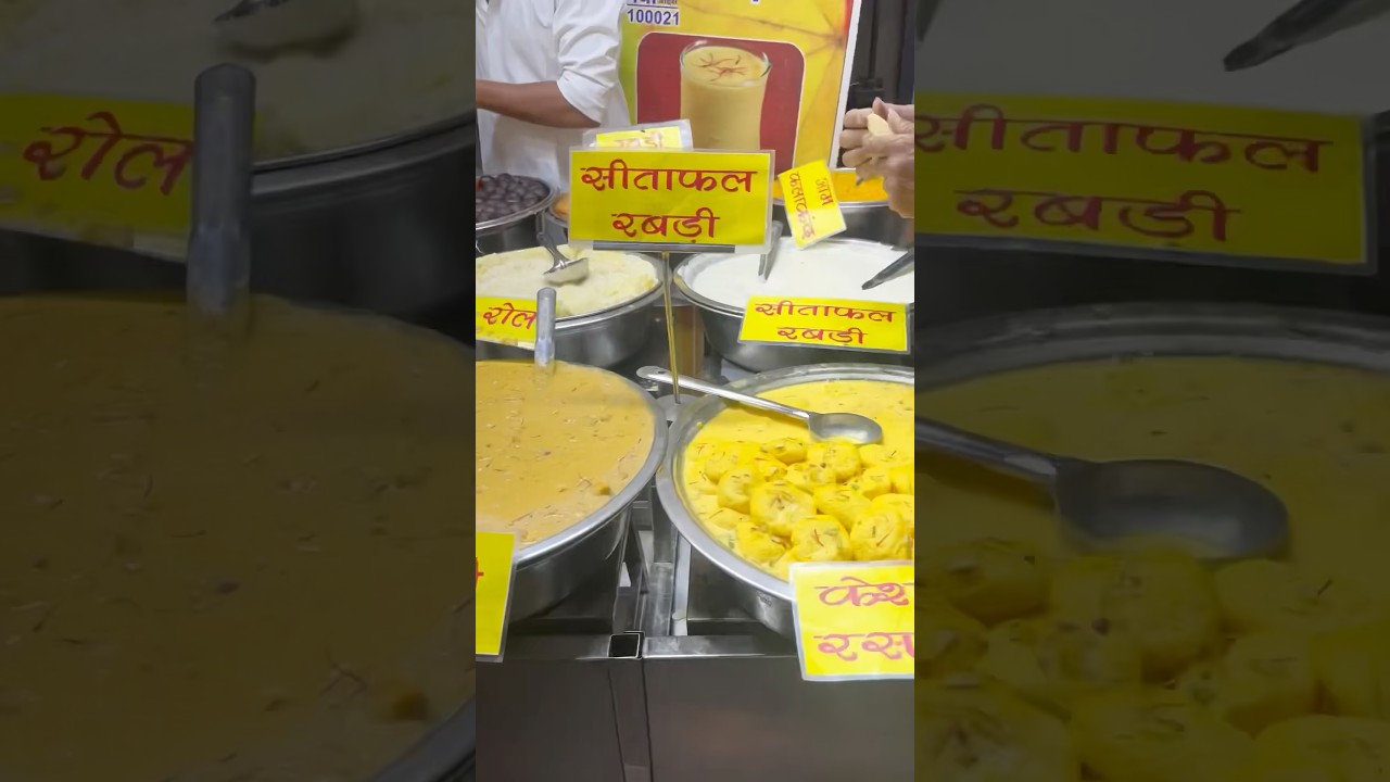 Indore Sarafa’s Sweet Collection is INSANE #food #travel #ytshorts #youtubeshorts #shorts