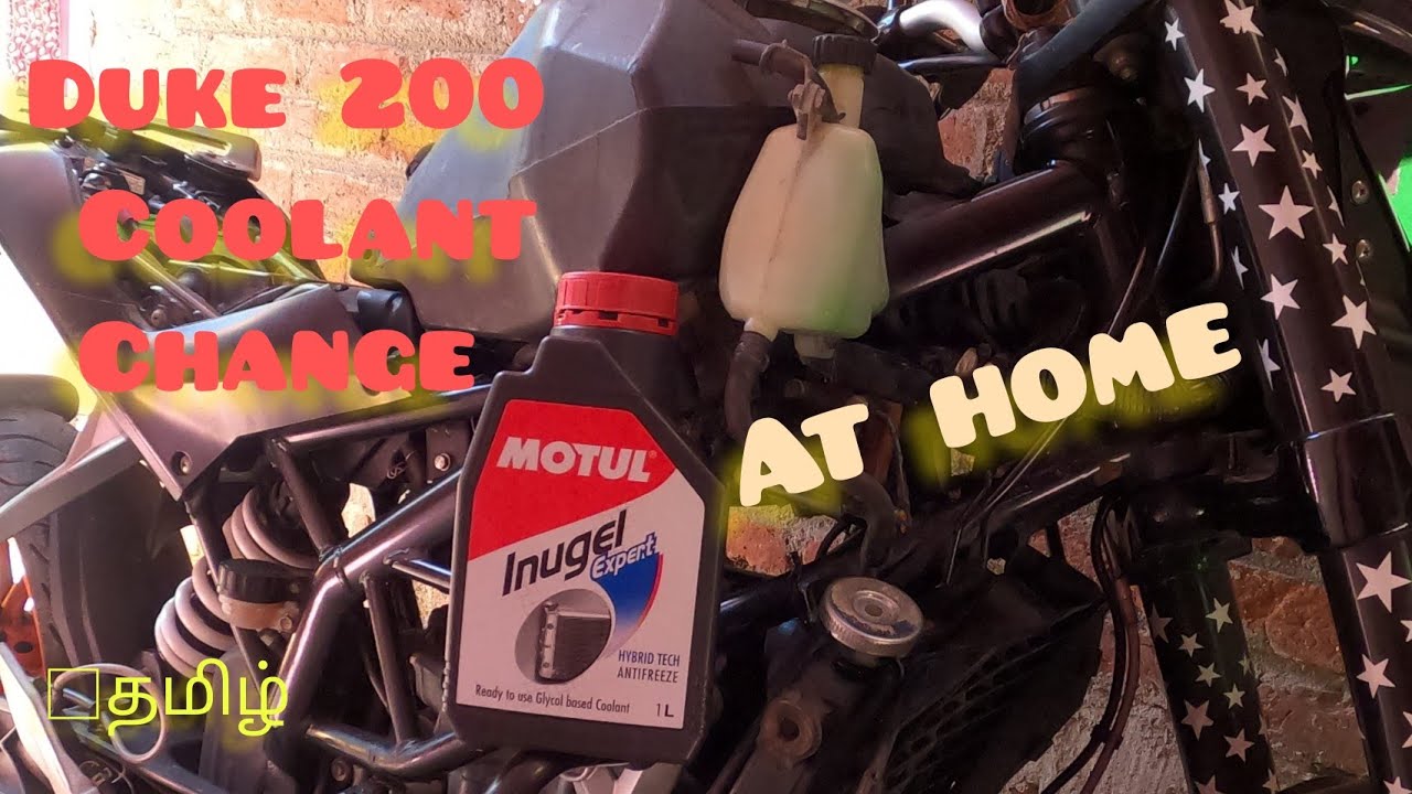 ktm duke 200 / coolant change/ explore / தமிழ் YouTube