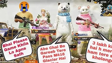 😍Random RICH & TOXIC Boys call me noob 1v3 tdm CHALLENGE | Randoms Call me begger 😭/#pubgrxgaming