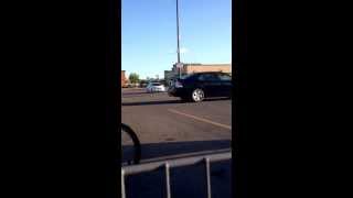 Polite Bum on bike looking for money in Walmart parking lot brandon mb