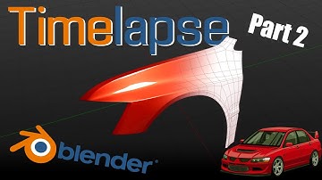Mitsubishi Evo 8 | Part 2 | Car Fender Modeling | Blender 3D Timelapse