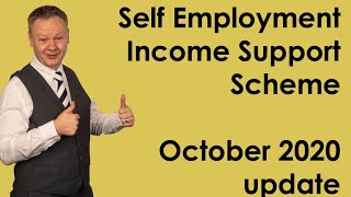 Self Employment Income Support Scheme SEISS - October 2020 update