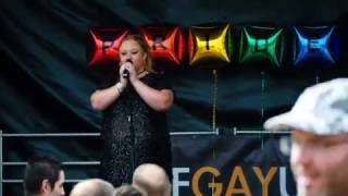 Somewhere Over the Rainbow Amanada Henderson Gloucestershire Pride2016 1Mobile