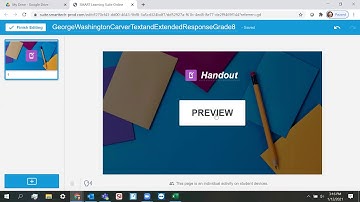 Creating independent handout activities and collaborative activities in SMART Learning Suite Online.