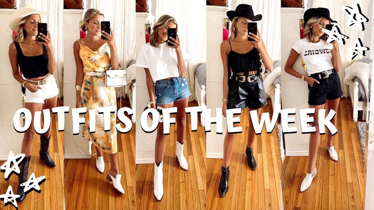 OUTFITS OF THE WEEK // western inspired looks 