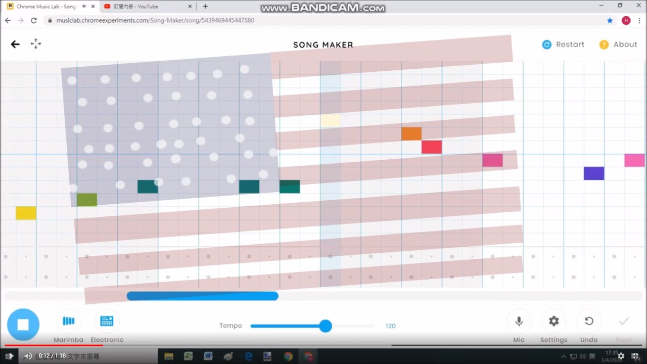 Chrome music lab USA National Anthem (The Star Spangled Banner) YouTube