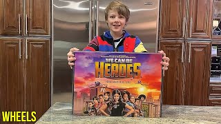 We Can Be Heroes Box Unboxing with Andy Walken as Wheels