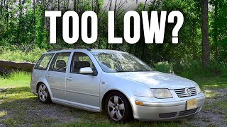 I Accidentally Slammed My Daily Driver  Mk4 Jetta Wagon