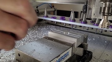 Home Built PrintNC PRO + ATC DJI Action Camera Alloy Mount Video No2 with drilling CRASH