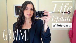 LIFE UPDATE, GRWM FOR INTERVIEW, & TJ MAXX SHOPPING!
