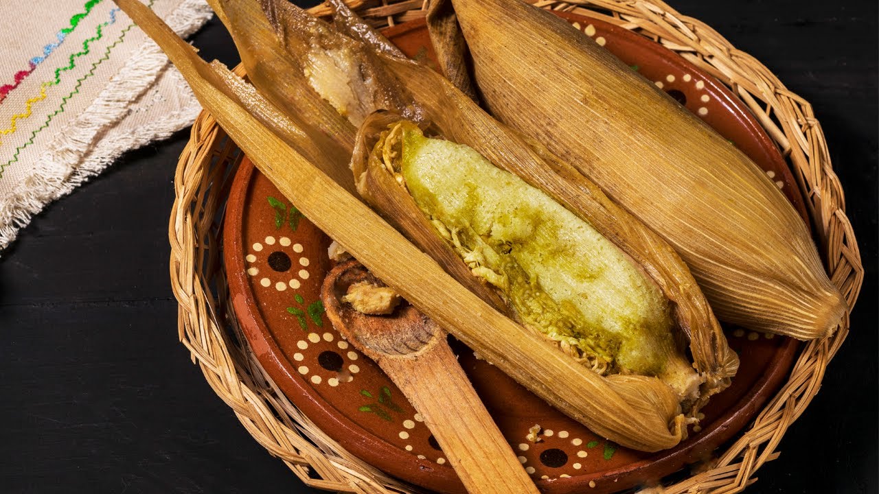 Como hacer tamales verdes de pollo YouTube