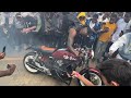 Bike almost blew up brutal revving of a motorcycle engine during tuner fest motorshow 2023