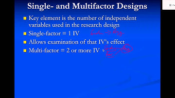 Factorial ANOVA Lecture