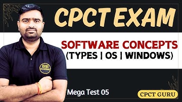 CPCT Computer Special - Software Concepts | CPCT Computer Knowledge | CPCT Computer Questions