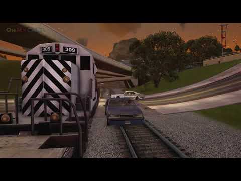 CJ Busted By The Train! #3   GTA San Andreas definitive edition #1